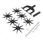 Scarificateur de sol de jardin 2 en 1, résistant à l'usure, ventilé, motoculteur rotatif pour jardin Scarificateur de sol de jardin 2 en 1, résistant à l'usure, ventilé, motoculteur rotatif pour jardin
