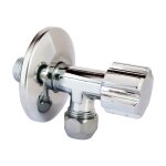 Schell robinet d'arret sous lavabo 15 / 21 + rosace Schell robinet d'arret sous lavabo 15 / 21 + rosace