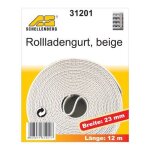 Schellenberg 31201 sangle de volet roulant beige 23 mm / 12 m import allemagne