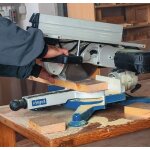 Scheppach scie a onglet pendulaire 254 mm 1800 w avec table supérieure hm100t Scheppach scie a onglet pendulaire 254 mm 1800 w avec table supérieure hm100t