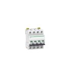 Schneider a9f74410 disjoncteur 4p 10a courbe c acti9 ic60n