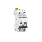 Schneider a9f75202 disjoncteur 2p 2a courbe d acti9 ic60n