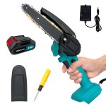 Scie à batterie 6 pouces, batterie makita 18v compatible pour scie à chaîne, mini scie à chaîne batterie ... Scie à batterie 6 pouces, batterie makita 18v compatible pour scie à chaîne, mini scie à chaîne batterie ...