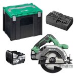 Scie circulaire 18v hkoki c1806dawrz 2 x 5, 0ah � 165mm 57mm