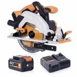 Scie circulaire sans fil evolution r165ccs - li 165 mm 18v - 4ah
