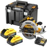 Scie circulaire xr 18v sans fil advantage 5ah li - ion brushless 190 mm dewalt dcs573h2t - qw
