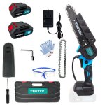 Scie  laguer sans fil 6 pouces, scie  chane compatible avec batterie makita 18v, mini scie  chane ...