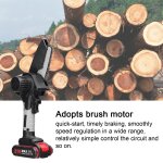 Scies lectriques portables de taille 21v 4 pouces, petite trononneuse  bois, moteur de brosse, outil ...