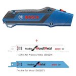 Scie  main + 2 lames bosch 2608000495