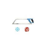 Scie manuelle de boucher  os pro avec lame inox l. 450 x 20 x pas 2, 5 mm - diamwood platinum