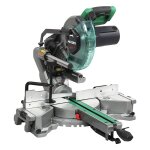Scie � onglets radiale hikoki c8fshgwaz avec laser 1100 w 216 mm