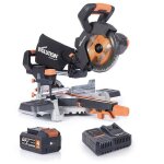 Scie � onglet radiale sans fil evolution r185sms - li 18v - 4ah