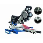 Scie  onglet radiale scheppach 2200w - 2 lames - 254 mm - hm254spx