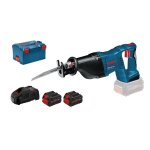 Scie sabre 18v gsa 18v - li + 2 batteries procore 18 v 8ah + chargeur + l - boxx - bosch - 060164j00h ... Scie sabre 18v gsa 18v - li + 2 batteries procore 18 v 8ah + chargeur + l - boxx - bosch - 060164j00h ...