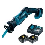 Scie sabre ? batterie 18v 5, 0ah li - ion course 13 mm djr183rte makita