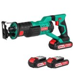 Scie sabre batterie, hychika 18v scie egone electrique sans fil, vitesses rglables 0 - 2800rpm, 4lames ...