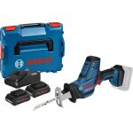 Scie sabre sansfil bosch gsa 18 vli c 18 v 2 batteries procore 4ah chargeur coffret lboxx