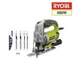 Scie sauteuse pendulaire ryobi - 680 w - 15 lames - 105 mm - rjs1050 - ka15