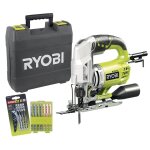 Scie sauteuse ryobi rjs850ka15 600w + accessoires