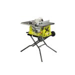 [jamais utilise] scie sur table �lectrique ryobi 1800w 254mm - pi�tement r�tractable - roues - extension ...
