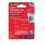 Scotch patch 24mm x24mm 16 pieces adhesif double face import 8850304074557 clear mounting tape coller ...