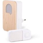 Scs sentinel - csf0104 - carillon sone cosy - bois - sans fil sans pile - 150m en champ libre - 25 melodies ...