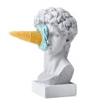 Sculpture de bureau nordique pour biblioth�que, d�coration de la maison, figurines en r�sine, sculpture ...