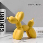 Sculpture de chien ballon en rsine pour la dcoration intrieure, statue d'animal pupmed, moderne, luxe, ...