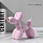 Sculpture de chien ballon en rsine pour la dcoration intrieure, statue d'animal pupmed, moderne, luxe, ...