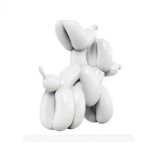 Sculpture de chien ballon en rsine moderne, artisanat animalier, dcoration de la maison, statue de ...