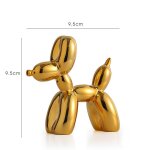 Sculpture de chien ballon, statue d'art, mini figurine de collection, décoration de la maison, figurine ... Sculpture de chien ballon, statue d'art, mini figurine de collection, décoration de la maison, figurine ...