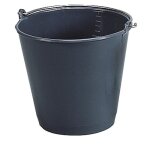 Seau rond gradu� - gris - 14 l