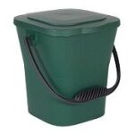 Seau compost 6 litres vert canada avec couvercle
