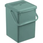 Seau à compost rotho bio 9l avec filtre à charbon - vert foncé Seau à compost rotho bio 9l avec filtre à charbon - vert foncé