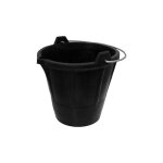 Seau de maon - 12 l - caoutchouc - avec bec verseur