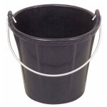 Seau ma�on mod�le fran�ais en caoutchouc, synth�tiqu - 13 litres -