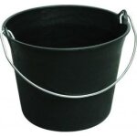 Seau de ma�on pe noir � oeillets . 11 l