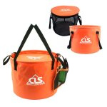 Seau pliable de 30l 4 en 1, conteneur d'eau compact et portable, seau d'ext�rieur multifonction avec ...
