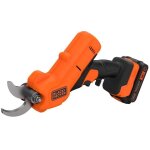 S�cateur black + decker - batterie lithium 18 v 2ah - capacit� de coupe 25 mm - g�chette de s�curit�