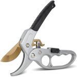 S�cateur � cr�maill�re 20 cm - lame en titanium - corps en aluminium