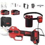 S�cateur electrique sans fil, 50mm secateur electrique 8000 mah, c�ble de prolongation 1. 05m, le jardinage ...