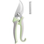 Scateur de jardin, secateurs, ciseaux antidrapants avec poigne verrouillable, scateur rglable  ...