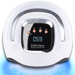 S�che - ongles a lumi�re uv led 220 w pour gel 57 led 4 pr�r�glages de minuterie, allumage automatique ...