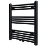 Sche - serviettes eau chaude  rails droits noirs de 600 x 764 mm