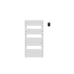 Sèche - serviette électrique sans fluide 500w h. 101xl50cm bestherm anis blanc Sèche - serviette électrique sans fluide 500w h. 101xl50cm bestherm anis blanc