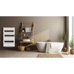 Sche - serviette lectrique sans fluide avec soufflerie 500w + 1000w h. 108, 4xl60cm bestherm hanae ...