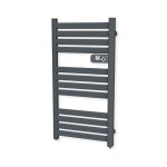 Sche - serviette sec lames plates anthracite - 500w