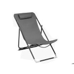 Sedia a sdraio chilienne grigio arredo giardino esterno casa