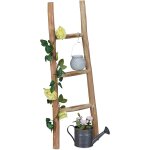Senior - echelle décorative en bois, 90 cm, jardin, 3 barres, châtaignier, artisanal, pour habits et ... Senior - echelle décorative en bois, 90 cm, jardin, 3 barres, châtaignier, artisanal, pour habits et ...