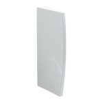 S�paration d'urinoirs geberit: l:40cm, b:10cm, h:70cm, blanc